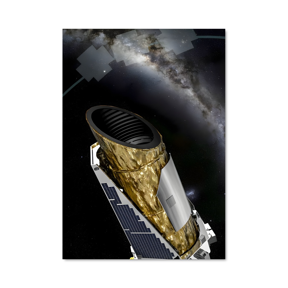 Poster magnifique télescope Kepler